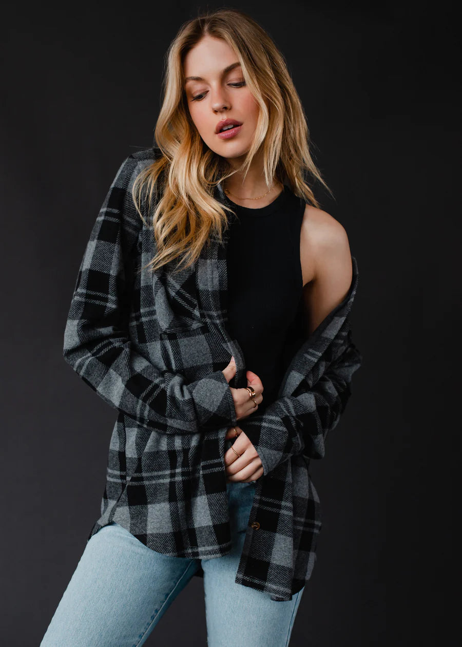 Black & Grey Super Soft Flannel