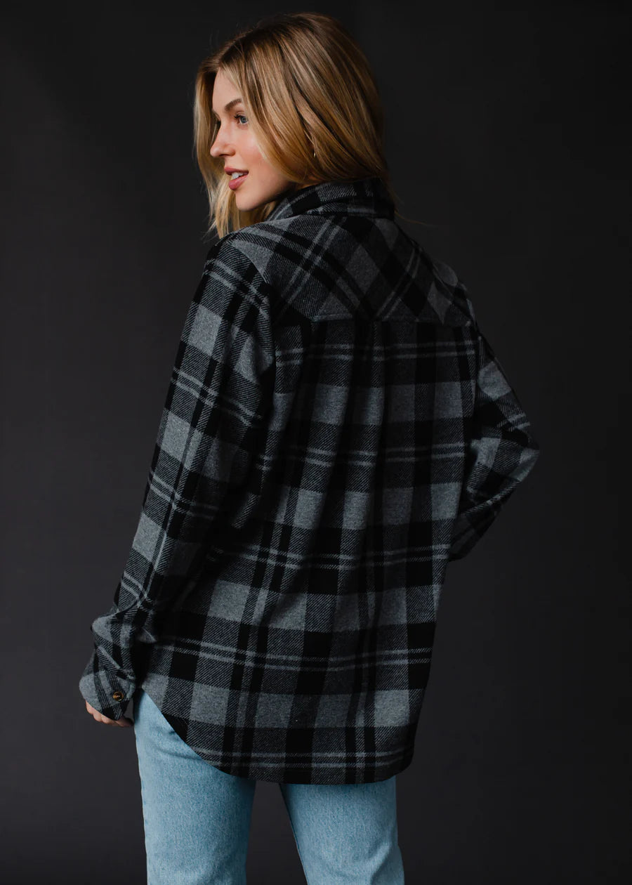 Black & Grey Super Soft Flannel