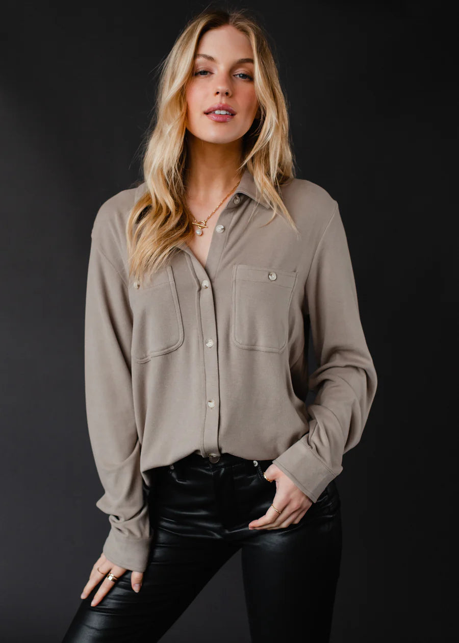 Button Up Top Super Soft