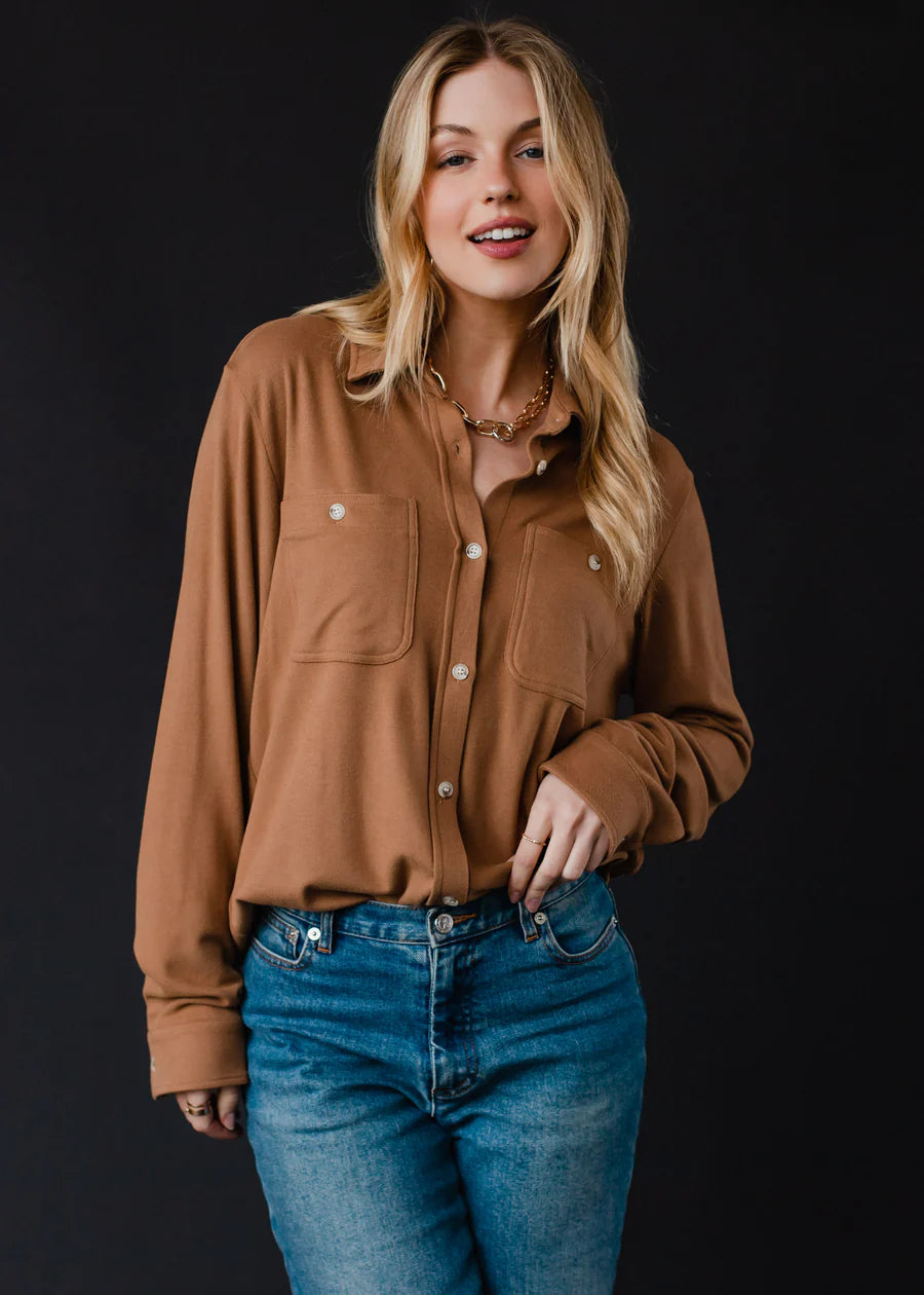 Button Up Top Super Soft