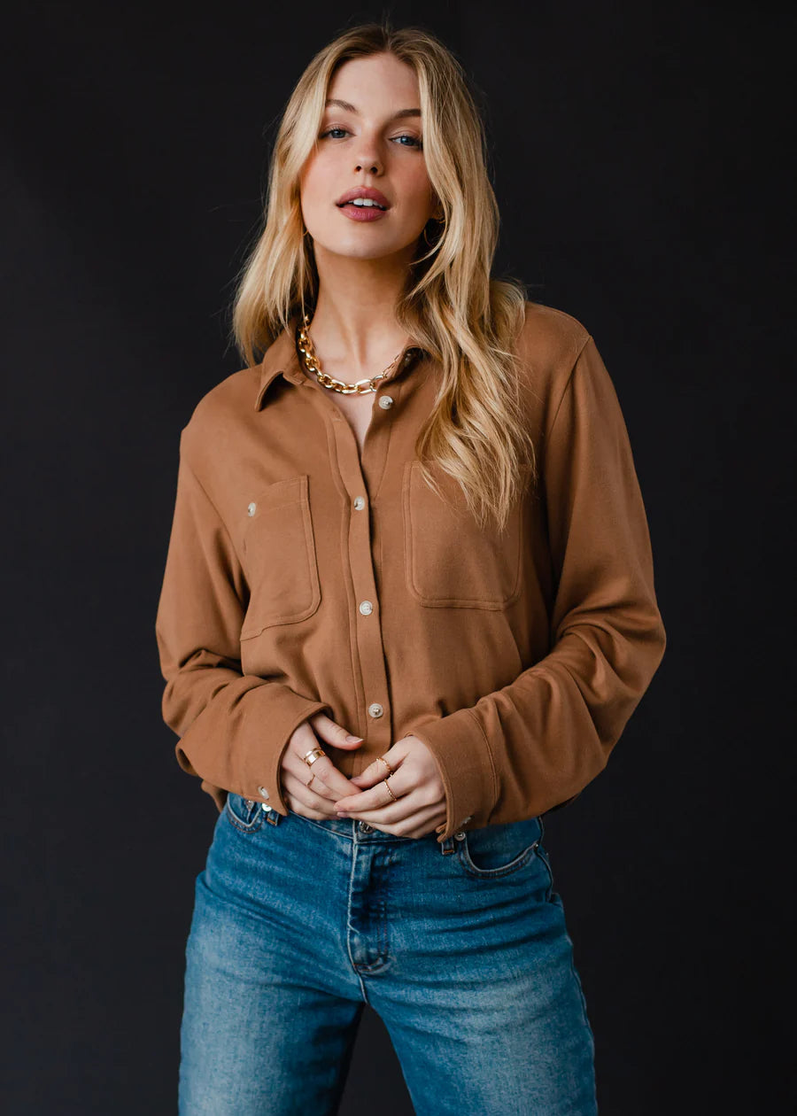 Button Up Top Super Soft