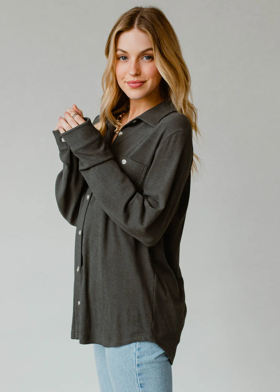 Button Up Top Super Soft