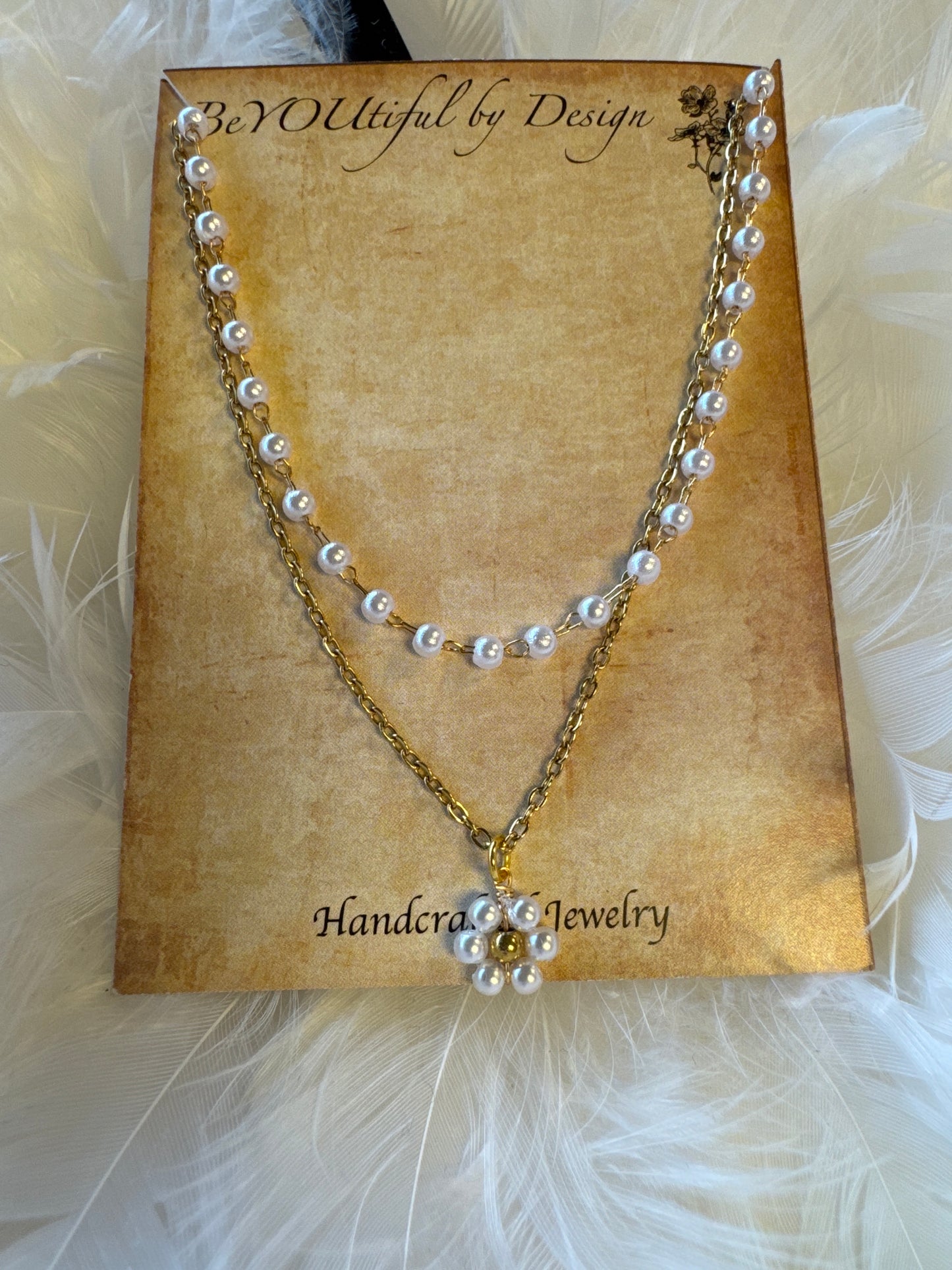 Handcrafted Necklace Gold