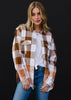 Brown & Ivory Plaid Flannel