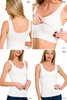 Seamless Tank Top: WHITE