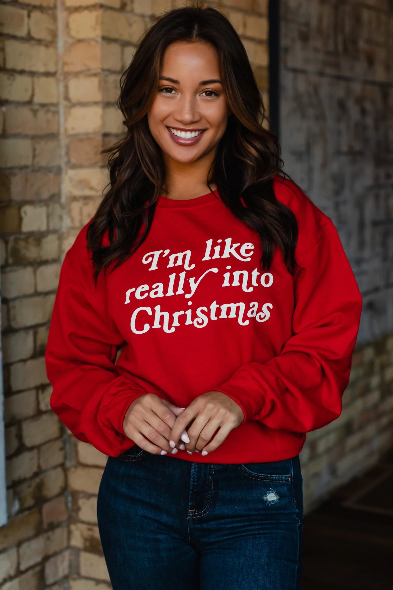 Really Into Christmas Crewneck Sweatshirt