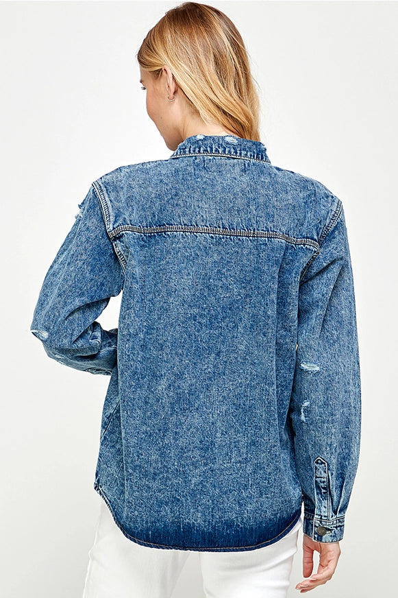 Mollie Demin Shirt