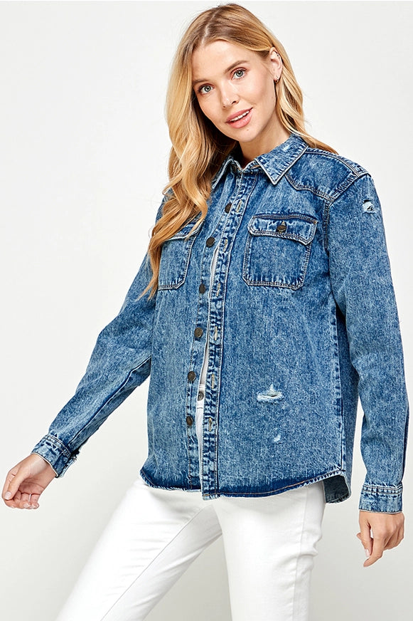 Mollie Demin Shirt