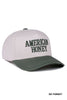 American Honey Two Tone Canvas Cotton Cap: DK FOREST