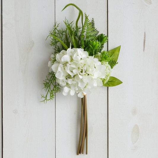 Pick - White Hydrangea Fern Mix